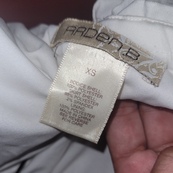 White Ruffle Dress - Picture 3 of 3